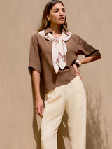 BLUSA CATARINA MARROM