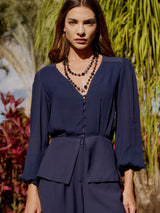 BLUSA NANDA AZUL