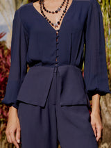 BLUSA NANDA AZUL