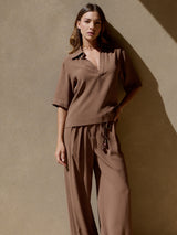 BLUSA CATARINA MARROM