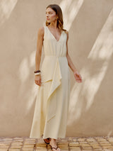 VESTIDO CAMILA MANTEIGA