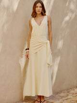 VESTIDO CAMILA MANTEIGA