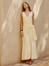 VESTIDO CAMILA MANTEIGA