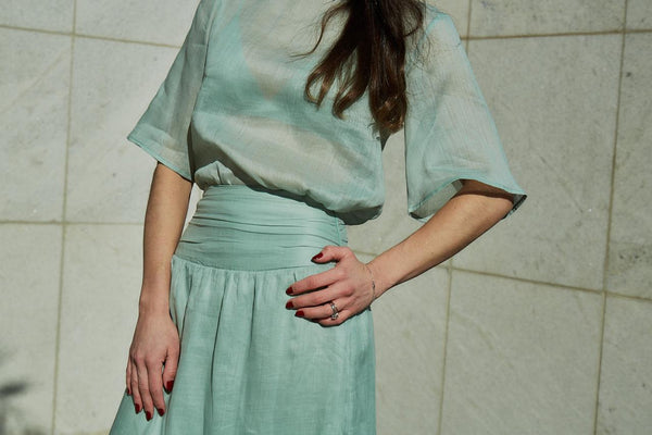 BLUSA YASMIN MENTA