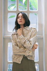 BOMBER ROBERTA TWEED