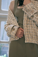 BOMBER ROBERTA TWEED
