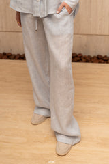 CALÇA BELLA LISTRAS AZUL