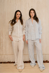 CAMISA IZABELA LISTRAS AZUL