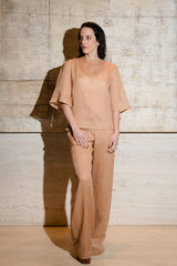 BLUSA YASMIN CARAMELO