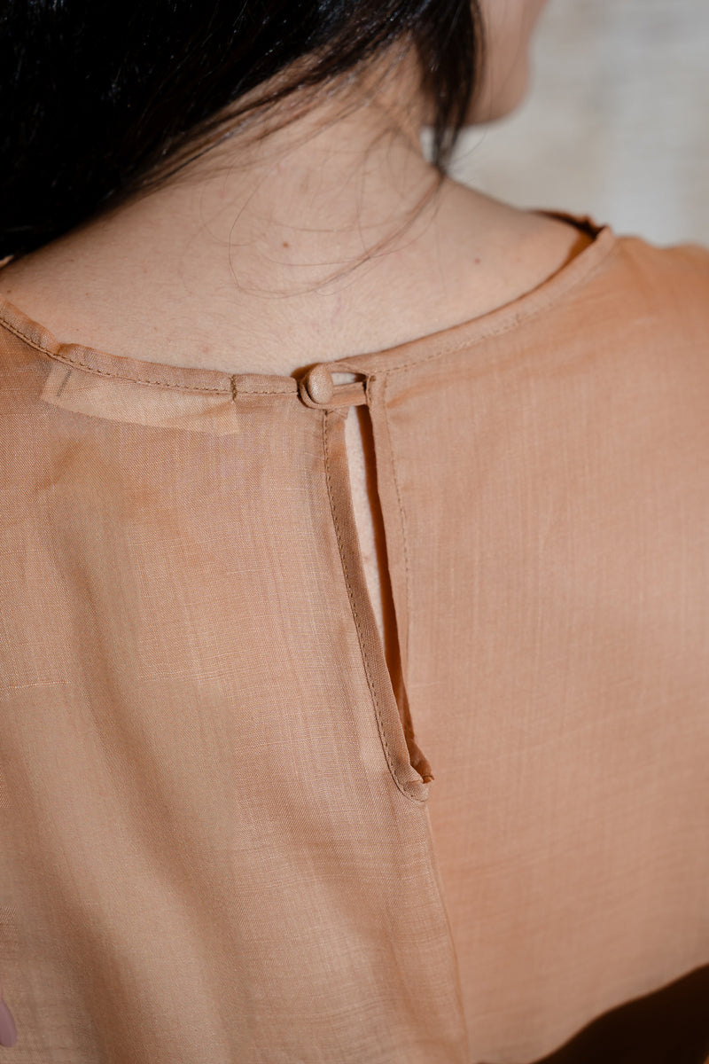 BLUSA YASMIN CARAMELO