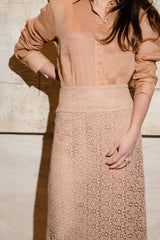 CAMISA RENATA CARAMELO