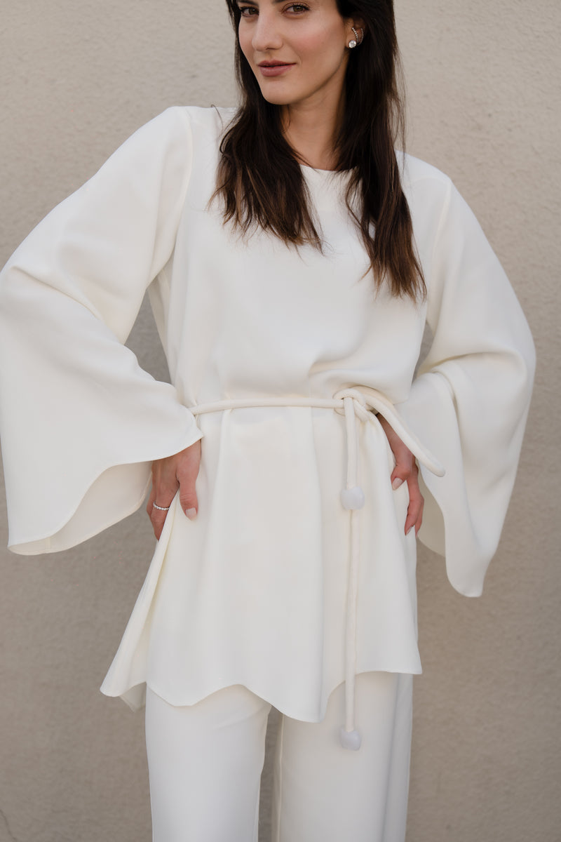 VESTIDO OLGA OFF WHITE
