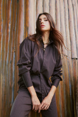 CAMISA MARI MARROM