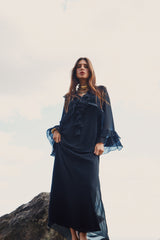 VESTIDO DÉBORA LONGO PRETO