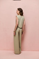 CALÇA LARA PISTACHE