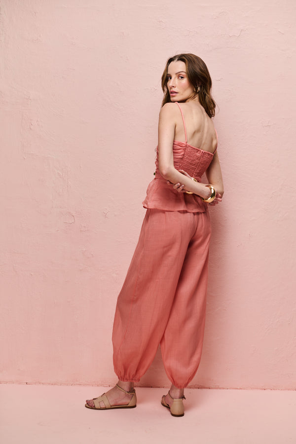 CALÇA ESTHER ALADIM MELANCIA