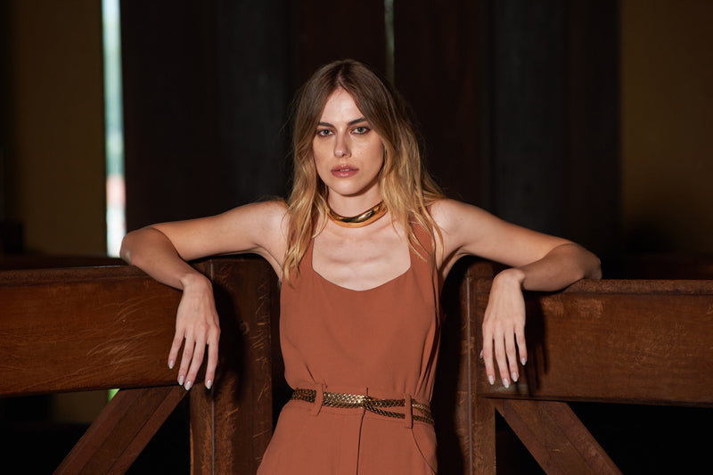 BLUSA SARA CAMELO