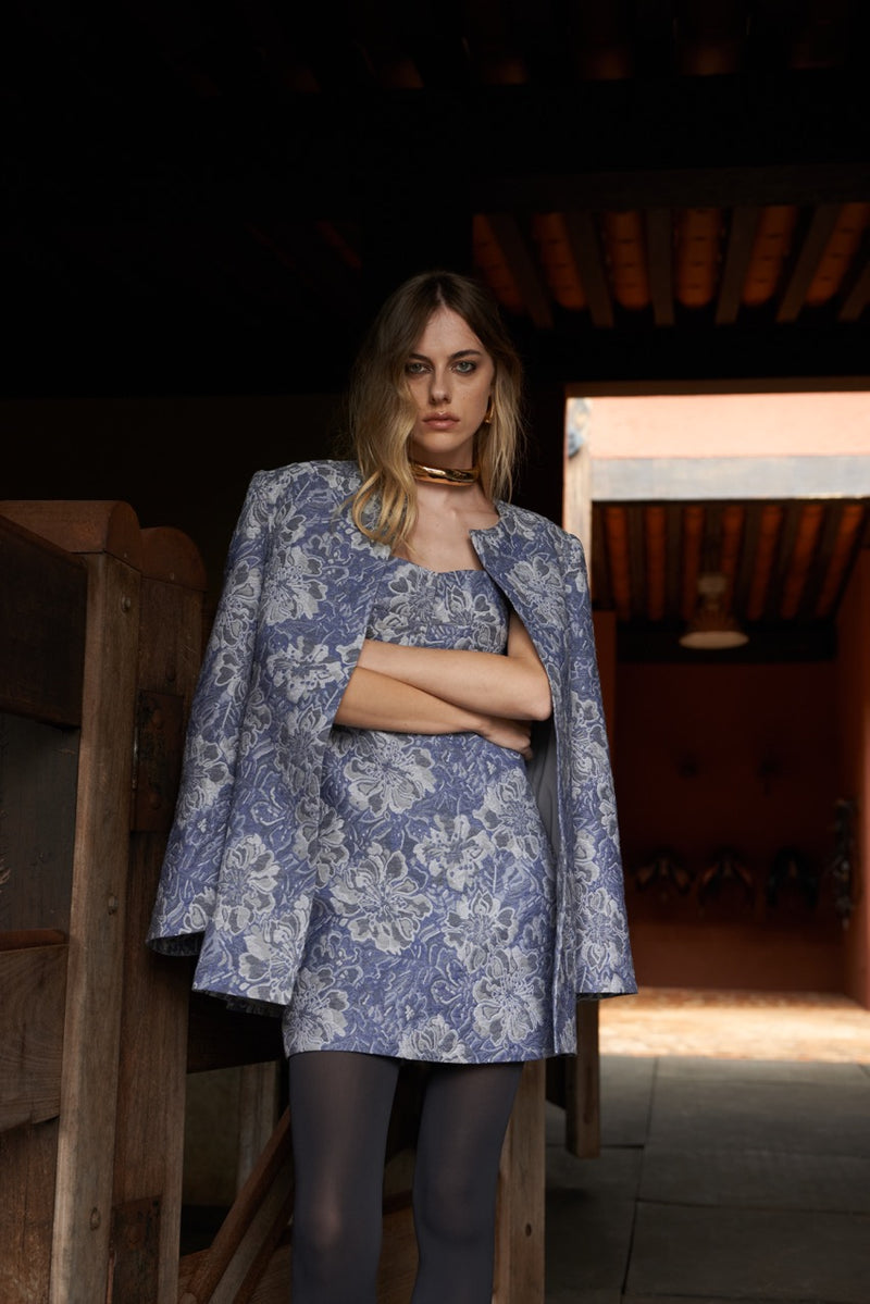 CASACO NINA AZUL