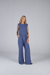 CALÇA SILVINHA AZUL
