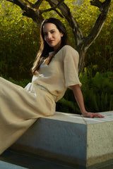BLUSA YASMIN MANTEIGA