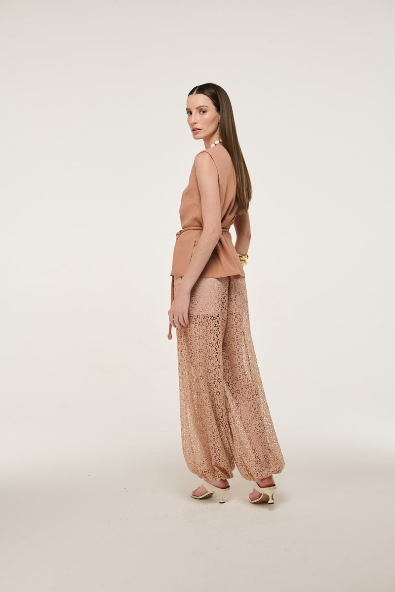 CALÇA EVA ALADIM CAPUCCINO