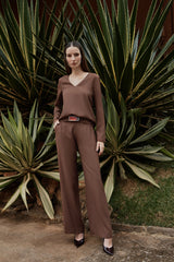 BLUSA MELISSA CAFÉ