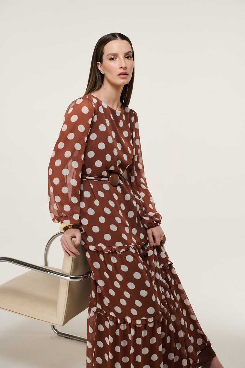 VESTIDO ALESSANDRA POÁ LONGO