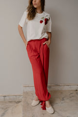 CALÇA LUIZA VERMELHA
