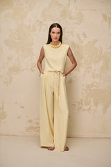 CALÇA ANDREA AMARELA