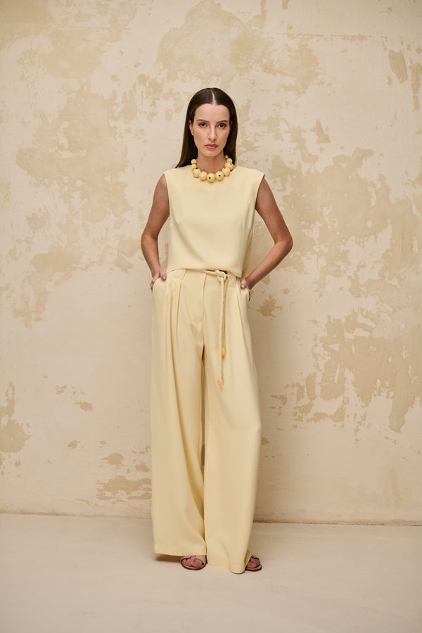 CALÇA ANDREA AMARELA