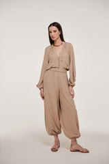 CALÇA BELA ALADIM CAPUCCINO